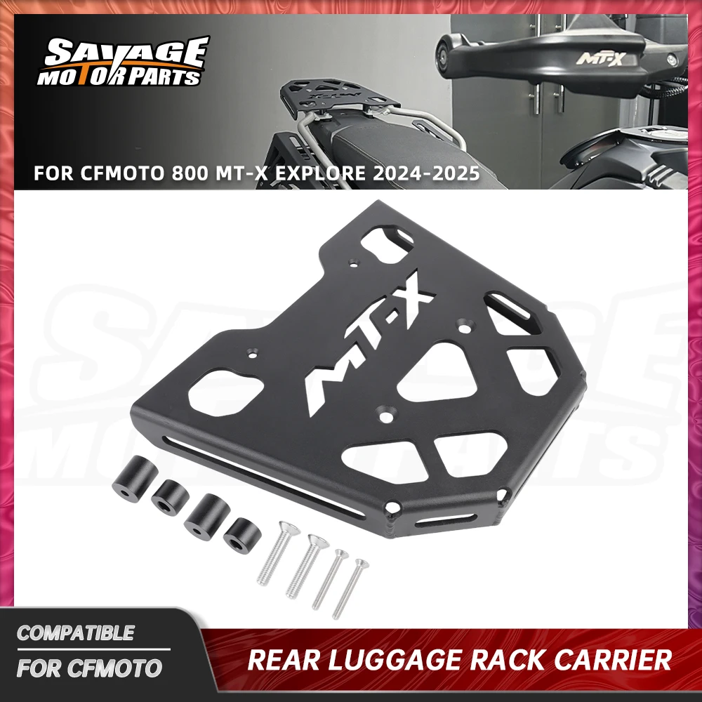 800MT-X 2024 Rear Luggage Carrier Rack For CFMOTO 800 Explore 2025 Cargo Rack Storage Box Support Shelf Motorcycle Accessories
800MT-X 2024 Rear Luggage Carrier Rack For CFMOTO 800 Explore 2025 Cargo Rack Storage Box Support Shelf Motorcycle Accessories