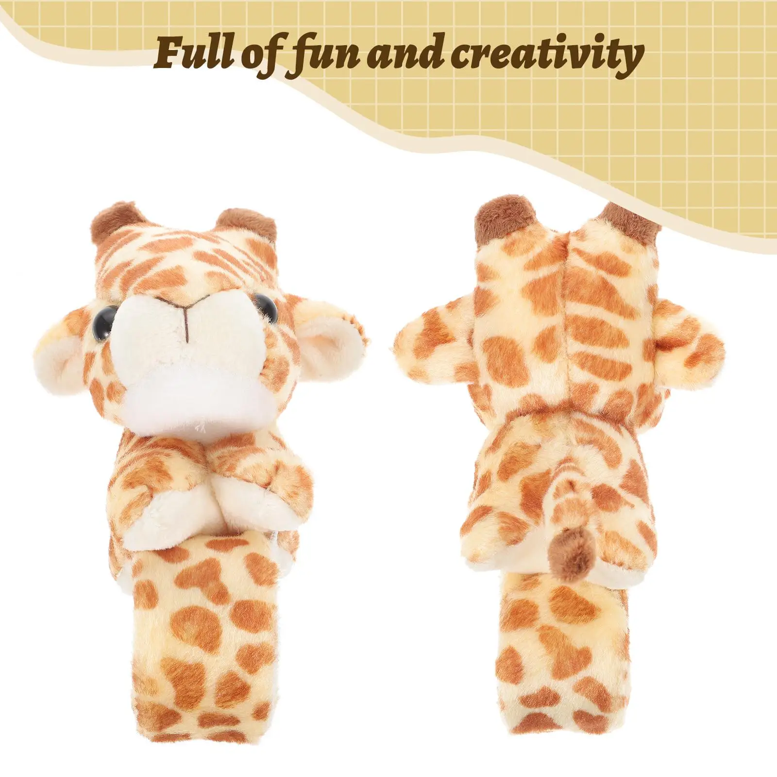 1Pcs Giraffe Slap Bracelets Kids Jungle Party Favors Animal Toys Gifts Safe Comfortable Fuzzy Wear Smooth Edges
1Pcs Giraffe Slap Bracelets Kids Jungle Party Favors Animal Toys Gifts Safe Comfortable Fuzzy Wear Smooth Edges