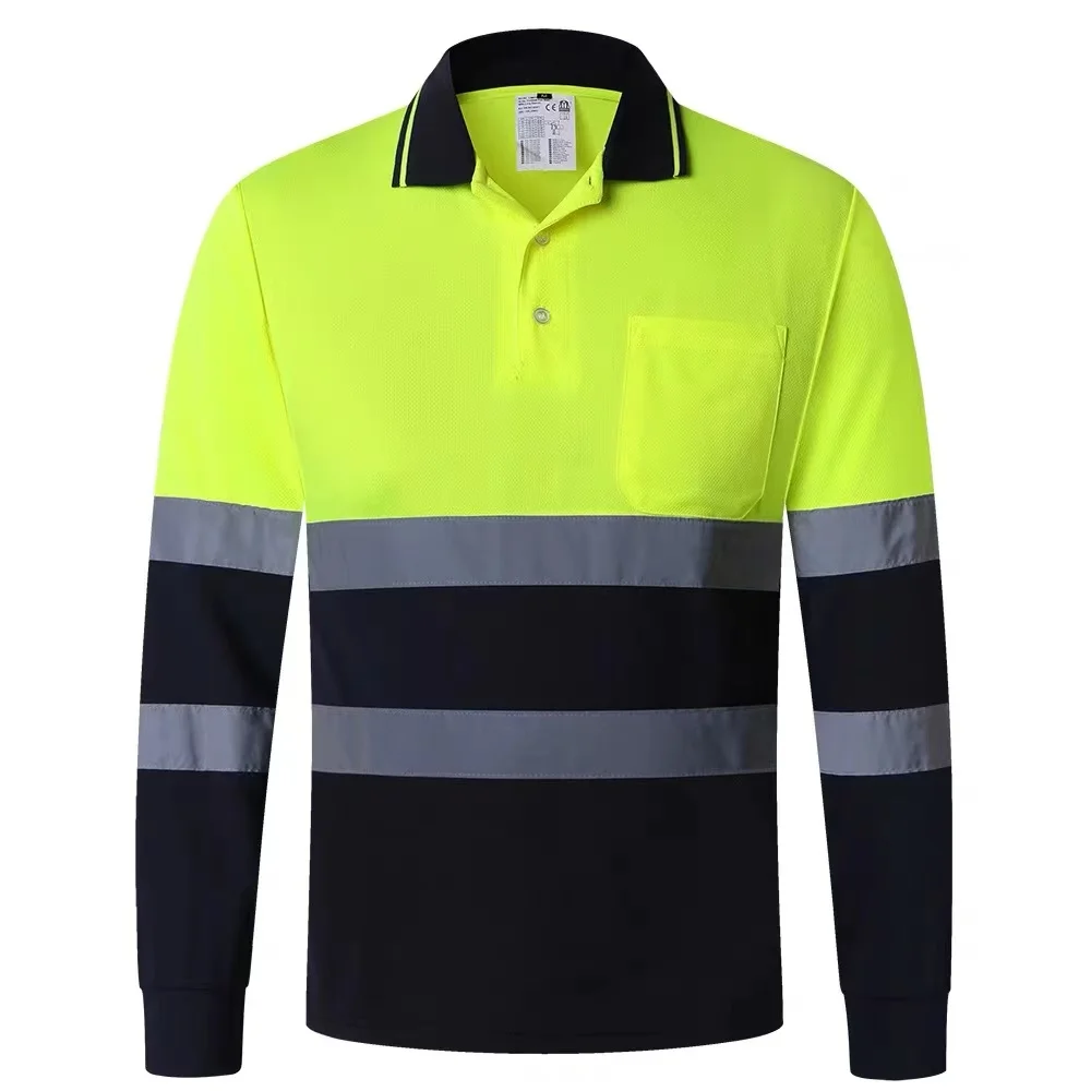 Unisex High Visibility Reflective Safety T-shirt Quick Drying Long Sleeve Workwear Outdoor Construction Protective Work Clothes
Unisex High Visibility Reflective Safety T-shirt Quick Drying Long Sleeve Workwear Outdoor Construction Protective Work Clothes