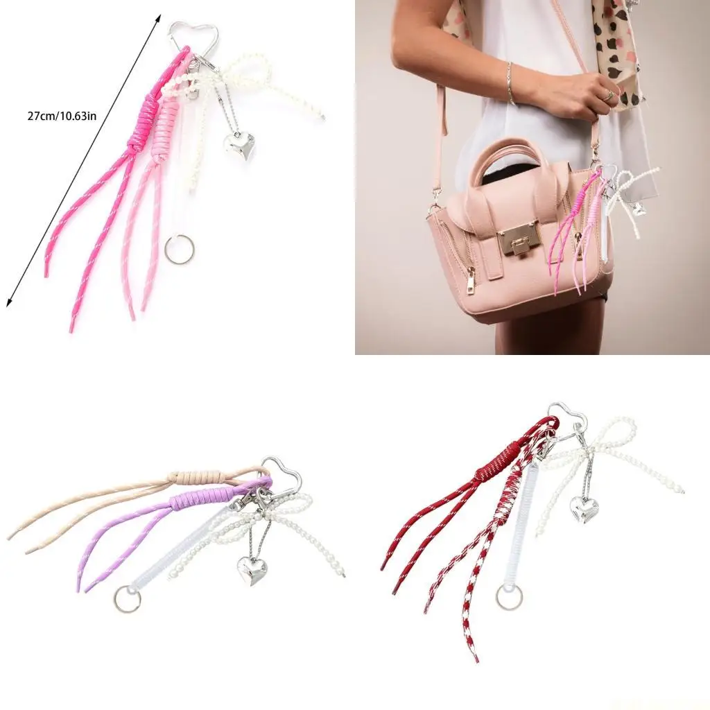 X90D Pearls Tassels Bows Keyring Charm Lightweight Keychain for Travel and Shopping
X90D Pearls Tassels Bows Keyring Charm Lightweight Keychain for Travel and Shopping