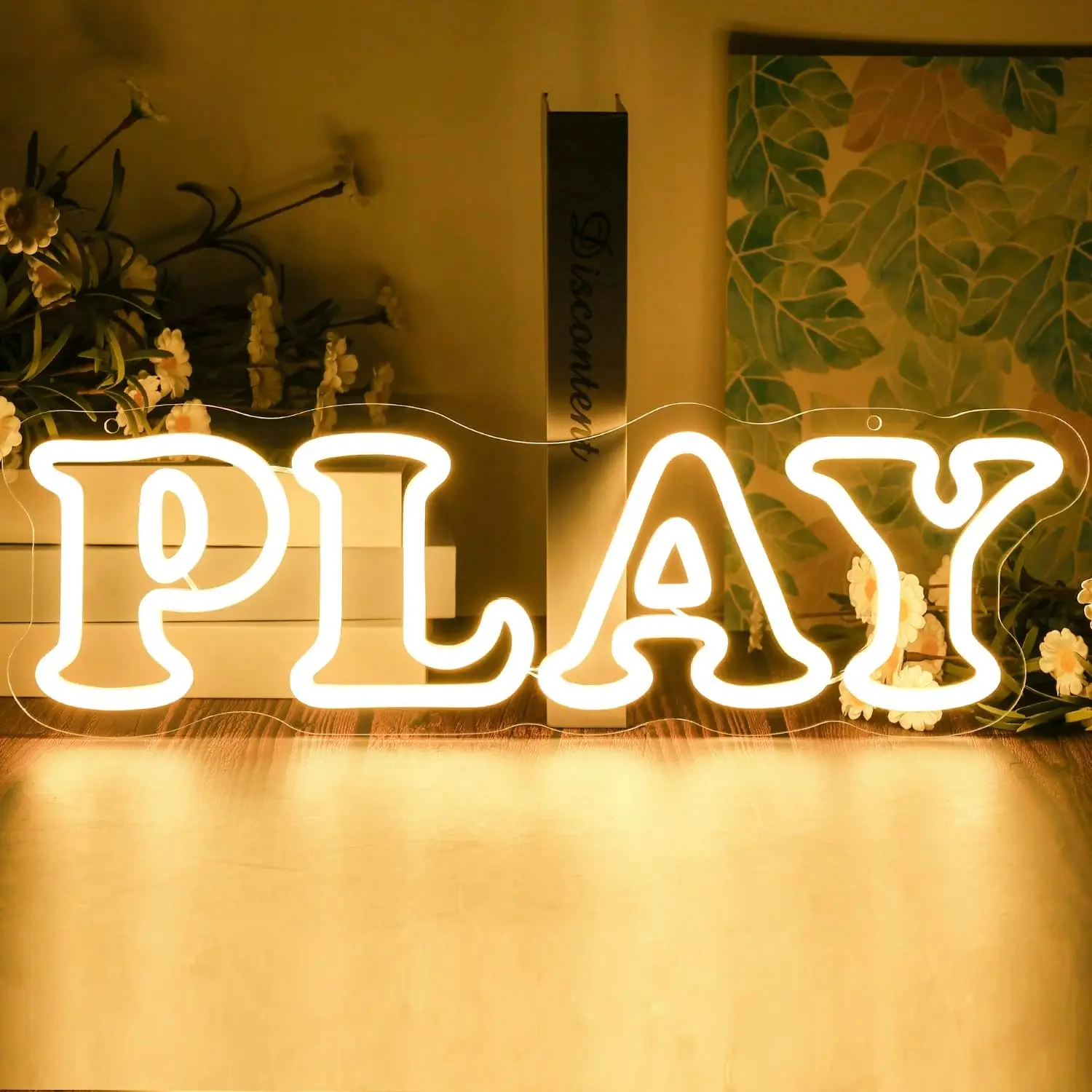 Play Neon Sign USB Powered LED Light for Playroom Bar Party Kids Room Gaming Room Bedroom Decoration Gift Art Wall Light
Play Neon Sign USB Powered LED Light for Playroom Bar Party Kids Room Gaming Room Bedroom Decoration Gift Art Wall Light