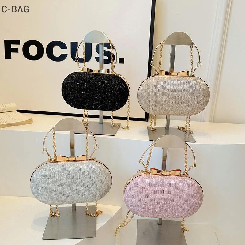 Single Strap Unique Chain Bag, Shiny Banquet Accessory, Bow-Lock Feature, Women's Lipstick Carrier
Single Strap Unique Chain Bag, Shiny Banquet Accessory, Bow-Lock Feature, Women's Lipstick Carrier