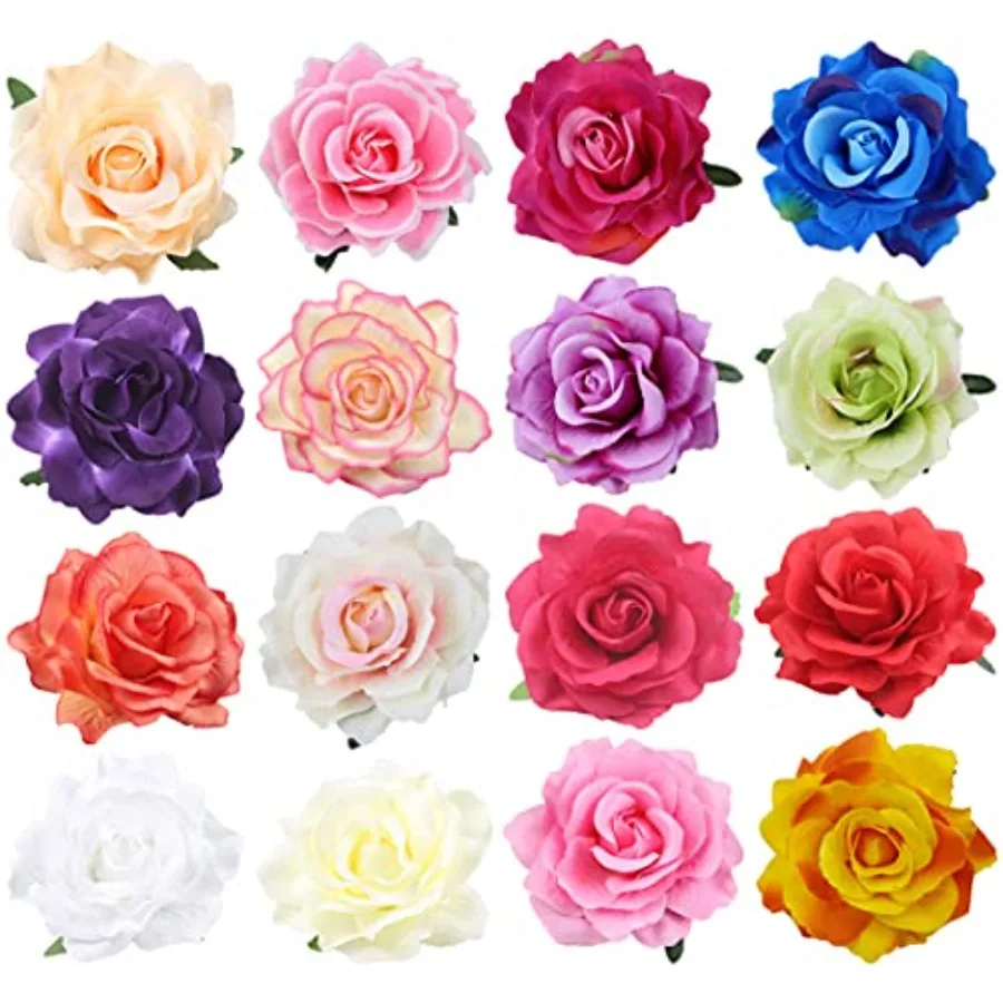Womens Rose Flower Hair Clip Flower Brooch for Bridal Headpiece, Flamenco Dancer one size
Womens Rose Flower Hair Clip Flower Brooch for Bridal Headpiece, Flamenco Dancer one size