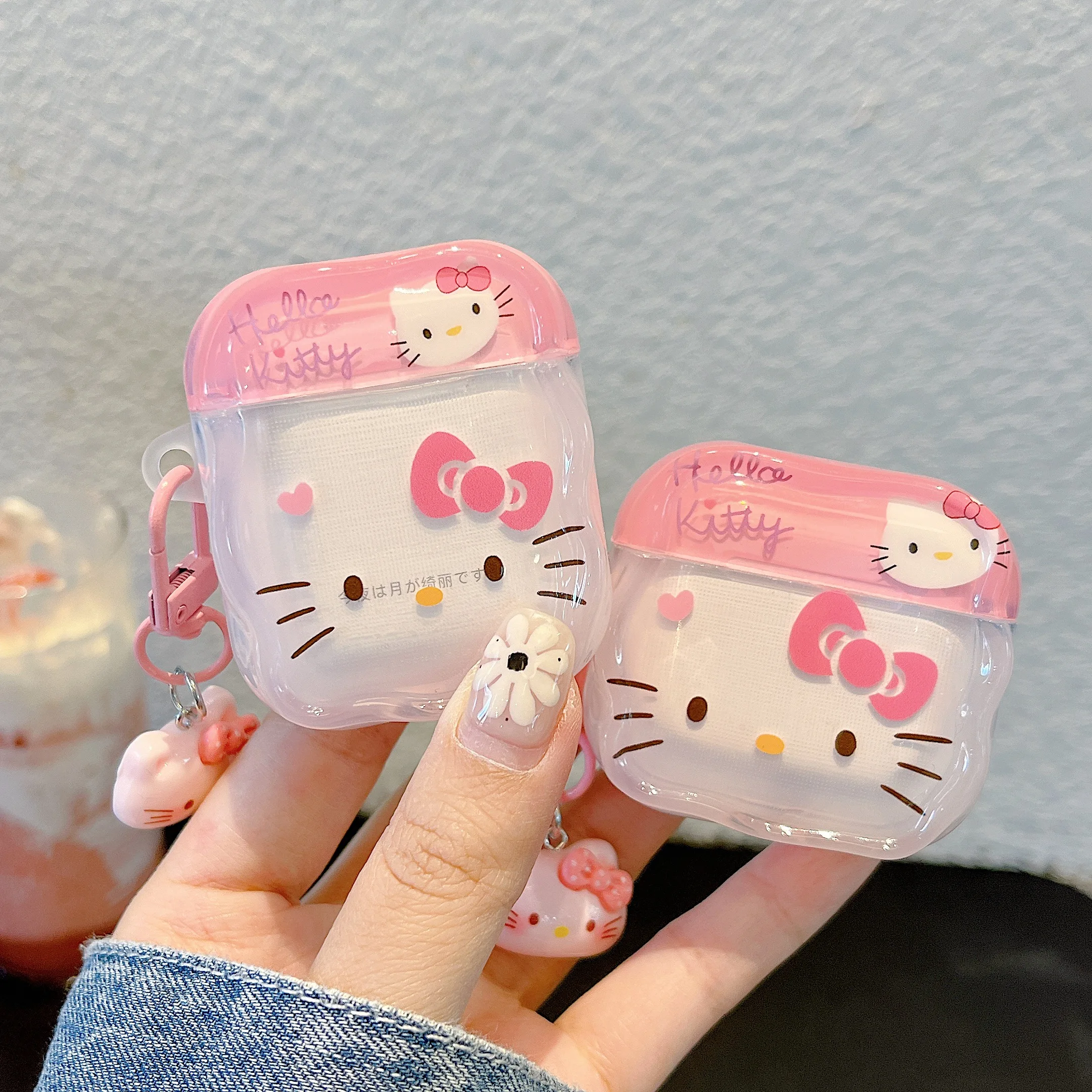 Pink Hello Kitty Earphone Case Cute Anti-Drop Thick Cover Compatible with for AirPods 1/2/3/4 pro Multiple Models
Pink Hello Kitty Earphone Case Cute Anti-Drop Thick Cover Compatible with for AirPods 1/2/3/4 pro Multiple Models