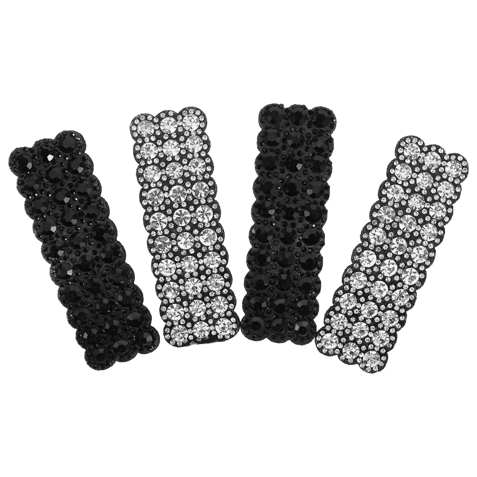 4Pcs Rhinestone Snap Hair Clips Rectangular Decorative Hairpins Glamorous Bridal Wedding Party Fashion Hair Barrettes
4Pcs Rhinestone Snap Hair Clips Rectangular Decorative Hairpins Glamorous Bridal Wedding Party Fashion Hair Barrettes