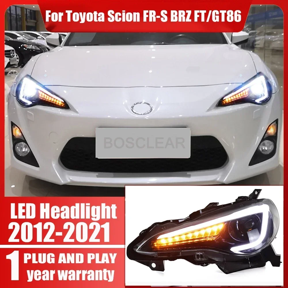 2pcs/Pair Led Headlights For Toyota 86 GT86 2012-2021 Scion FR-S 2013-2016 Subaru BRZ 2013-2021 Head Light Front Lamp Animation
2pcs/Pair Led Headlights For Toyota 86 GT86 2012-2021 Scion FR-S 2013-2016 Subaru BRZ 2013-2021 Head Light Front Lamp Animation