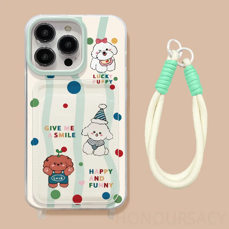 Милые чехлы для телефонов в горошек с щенком и ремешком для IPhone 17, 16, 15, 14, 13, 12, 11 Pro Max 14 Plus, 17AIR, мягкая задняя крышка для телефона для девочек
Милые чехлы для телефонов в горошек с щенком и ремешком для IPhone 17, 16, 15, 14, 13, 12, 11 Pro Max 14 Plus, 17AIR, мягкая задняя крышка для телефона для девочек