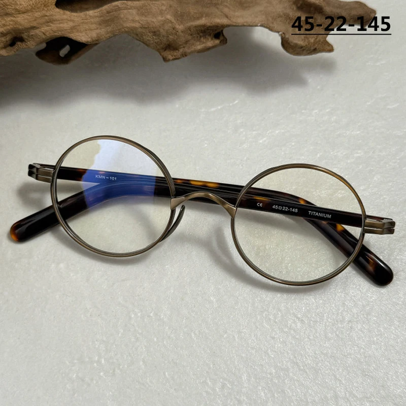 Japanese Designer Round Glasses Frame KMN101 Men Women Titanium Acetate Retro Square Eyeglasses Handmade Spectacles Gold Eyewear
Japanese Designer Round Glasses Frame KMN101 Men Women Titanium Acetate Retro Square Eyeglasses Handmade Spectacles Gold Eyewear