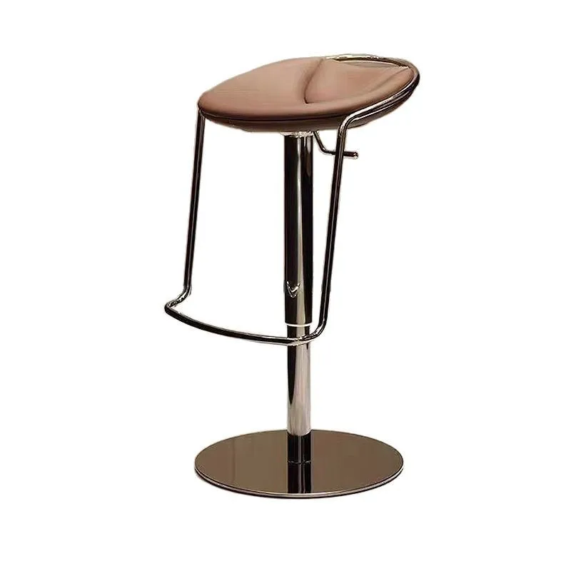 Italian minimalist light luxury rotatable lift bar chair, designer stainless steel high bar stool Dylan bar chair
Italian minimalist light luxury rotatable lift bar chair, designer stainless steel high bar stool Dylan bar chair