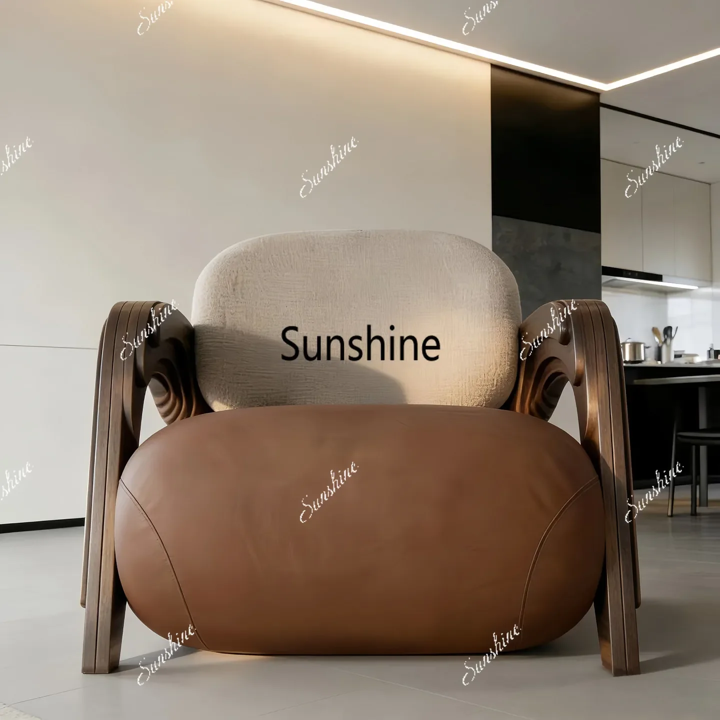 Italian solid wood sofa living room balcony lazy leisure chair
Italian solid wood sofa living room balcony lazy leisure chair