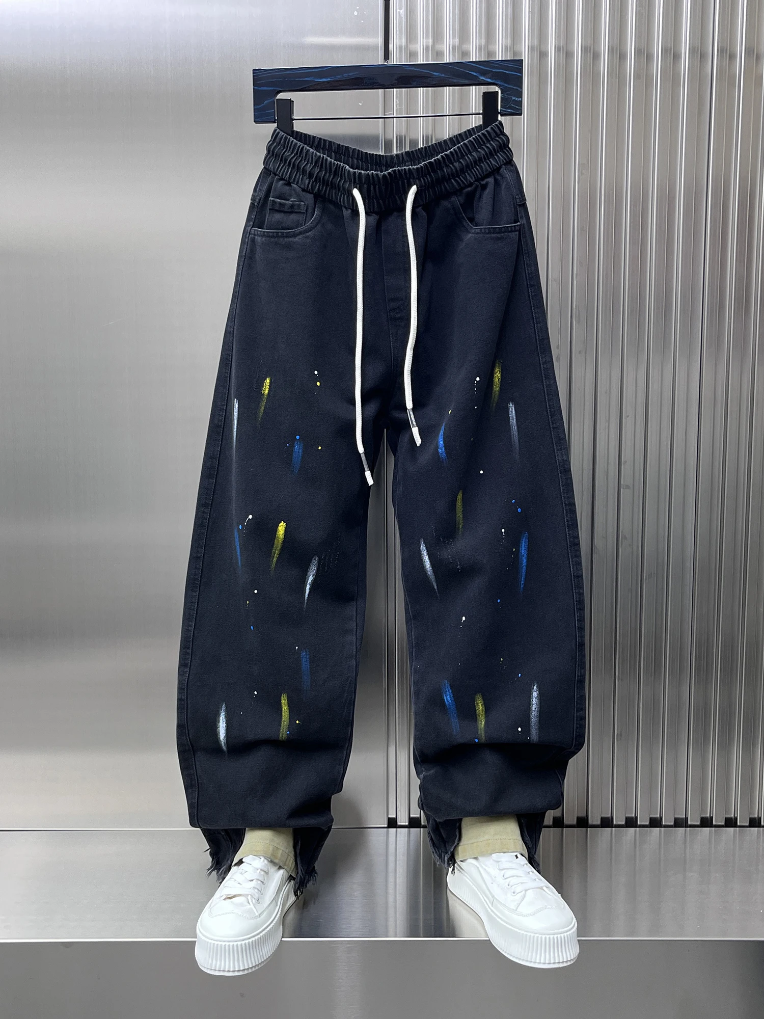 Мужские джинсы Waed Denim прямого кроя, свободные, повседневные, широкие, в стиле Autumn Street, модная молодежная одежда
Мужские джинсы Waed Denim прямого кроя, свободные, повседневные, широкие, в стиле Autumn Street, модная молодежная одежда