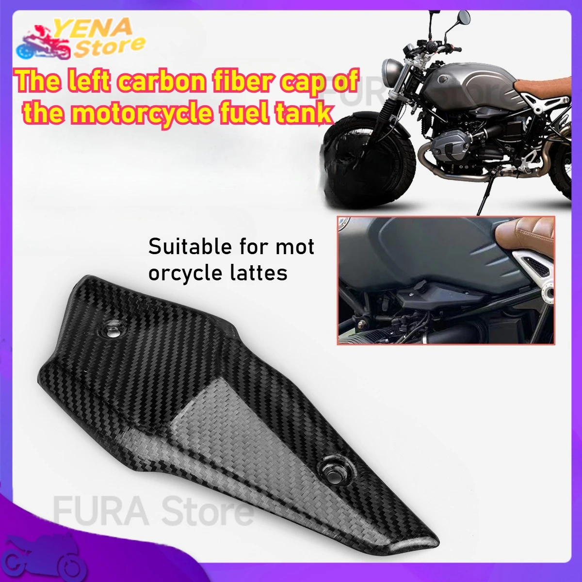 Suitable for the anti-scald cover of latte motorcycles, real carbon fiber throttle body assembly cover guard accessories
Suitable for the anti-scald cover of latte motorcycles, real carbon fiber throttle body assembly cover guard accessories