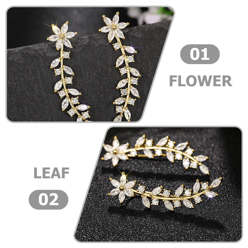 1Pair Full Ear Crawler Lightweight Leaf Climber Earrings for Women Smooth Skin Friendly Daily Wear Gift Ideal
1Pair Full Ear Crawler Lightweight Leaf Climber Earrings for Women Smooth Skin Friendly Daily Wear Gift Ideal