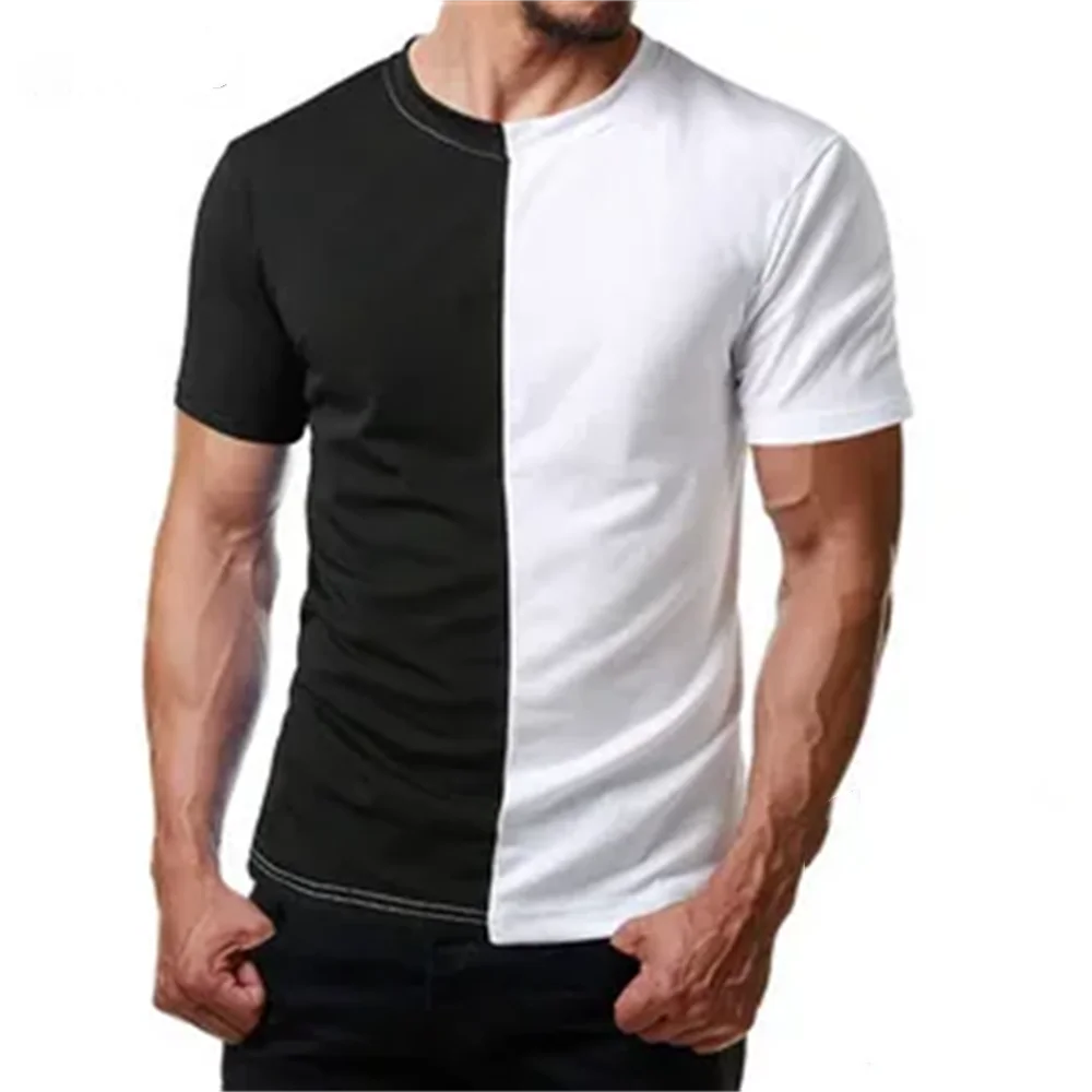 New Men's T-shirt Vintage 3D Stripe Printed Short Sleeve Tops Summer Fashion Everyday Street Tees Oversized Loose Men Clothing
New Men's T-shirt Vintage 3D Stripe Printed Short Sleeve Tops Summer Fashion Everyday Street Tees Oversized Loose Men Clothing