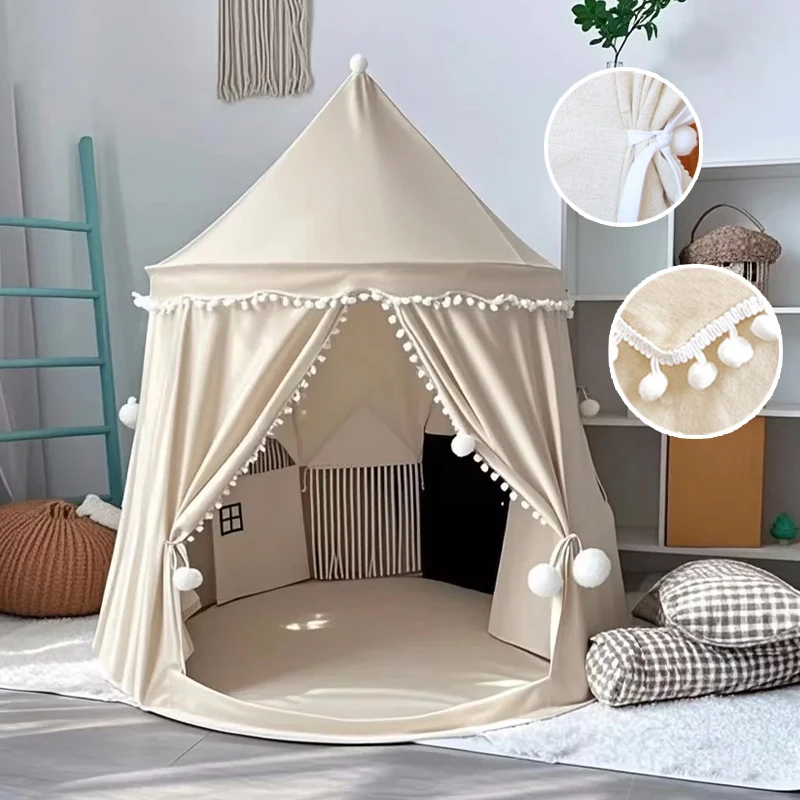 Folding Portable Kids Teepee Tent with Mosquito Net Children Play House Toy Tipi Wigwam for Indoor Outdoor Camping Simple Design
Folding Portable Kids Teepee Tent with Mosquito Net Children Play House Toy Tipi Wigwam for Indoor Outdoor Camping Simple Design