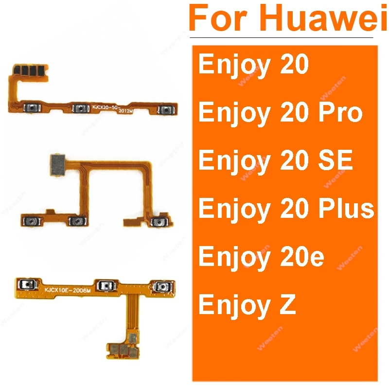 Гибкий кабель регулировки громкости для Huawei Enjoy 20 20e Z SE Plus 5G, боковые кнопки, гибкая лента для регулировки громкости, запасные части
Гибкий кабель регулировки громкости для Huawei Enjoy 20 20e Z SE Plus 5G, боковые кнопки, гибкая лента для регулировки громкости, запасные части