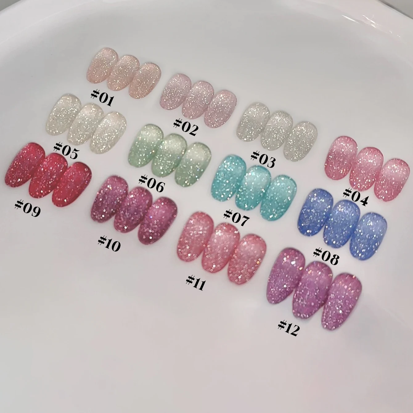 12ML 1-16PCS Broken Star Stone Glitter Strobe Diamond Gel Nail Polish Popular Whitening Ice Clear Super Flash Blue Green Diamond
12ML 1-16PCS Broken Star Stone Glitter Strobe Diamond Gel Nail Polish Popular Whitening Ice Clear Super Flash Blue Green Diamond