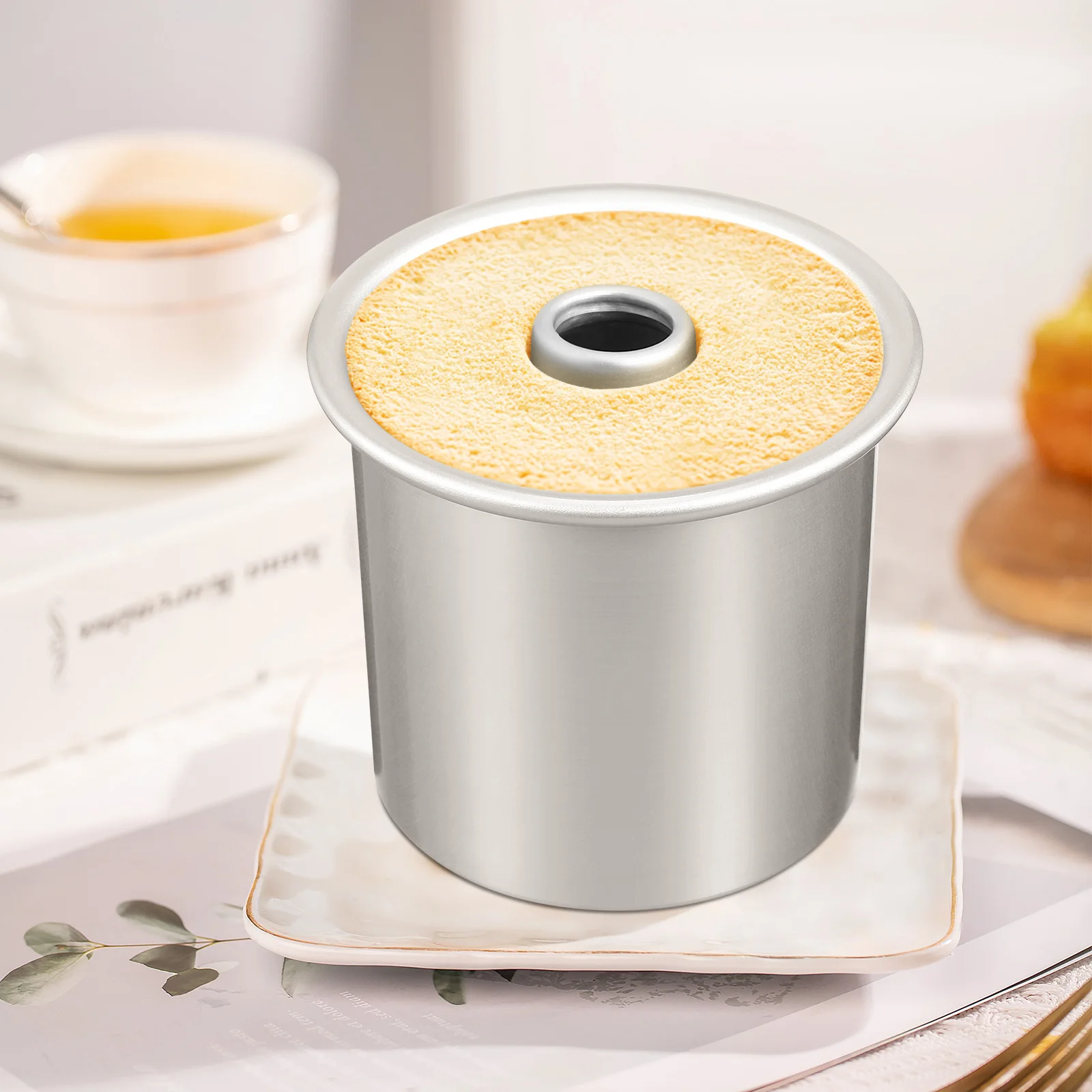 Hollowed Mold Aluminum Alloy Non-Stick Reusable Baking Mold For Kitchen Chiffon Cake Pan Metal Cake Molds Baking Supplies
Hollowed Mold Aluminum Alloy Non-Stick Reusable Baking Mold For Kitchen Chiffon Cake Pan Metal Cake Molds Baking Supplies