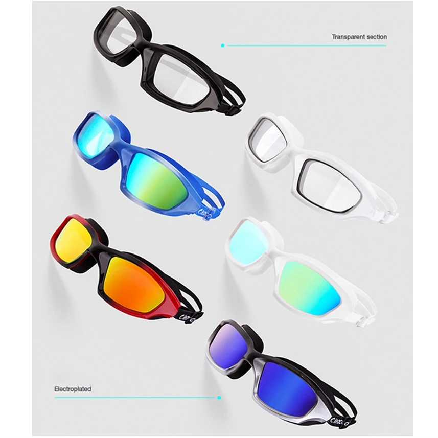 Adult swimming goggles electroplated anti fog waterproof UV resistant high-definition transparent one size fits all adjustable
Adult swimming goggles electroplated anti fog waterproof UV resistant high-definition transparent one size fits all adjustable