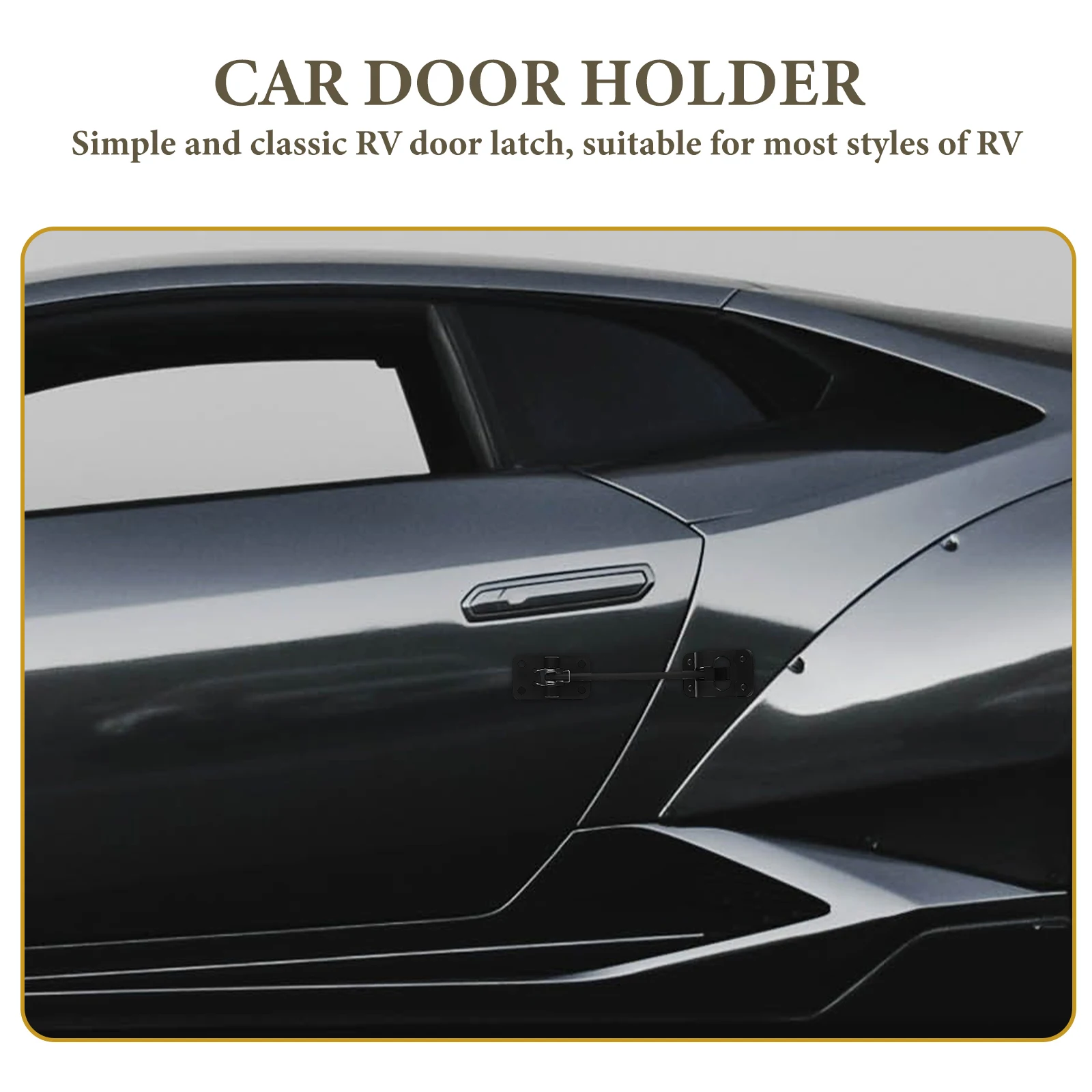 1 Set Rv Latch Trailer Hook Durable Truck Door Catch Extended Length Simple Installation Hardened Metal Exterior
1 Set Rv Latch Trailer Hook Durable Truck Door Catch Extended Length Simple Installation Hardened Metal Exterior