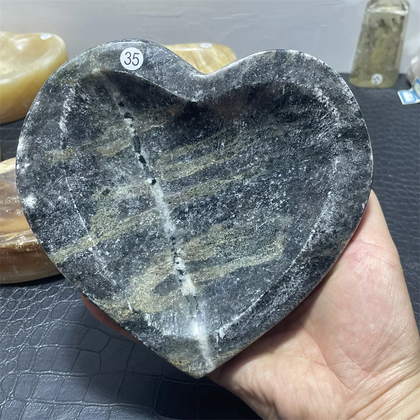 Natural Honey Calcite Heart shape Bowl Ashtray Hand Carved Crystal Stone Home Decor Healing Energy Gift
Natural Honey Calcite Heart shape Bowl Ashtray Hand Carved Crystal Stone Home Decor Healing Energy Gift