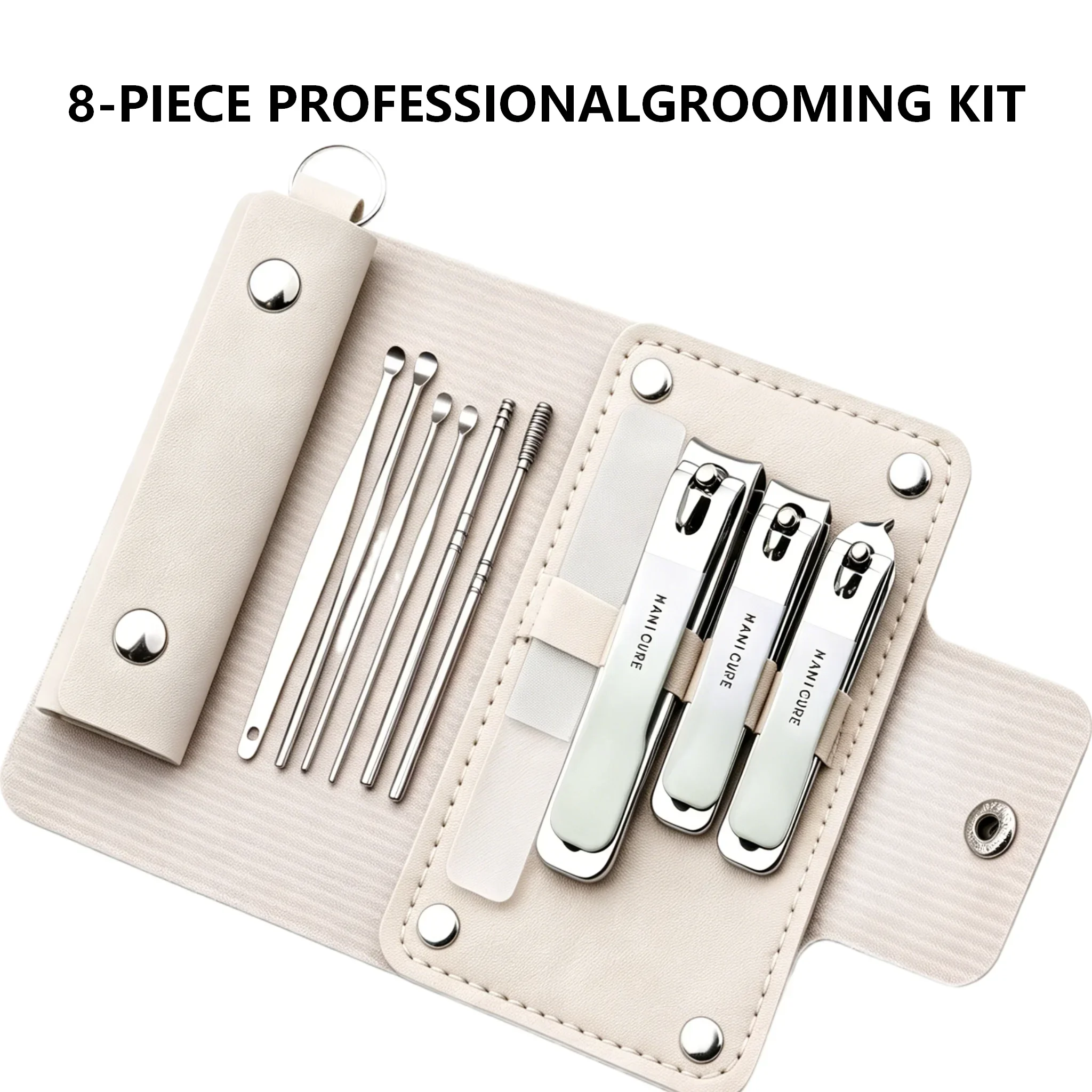 Portable Stainless Steel Manicure Pedicure Set, Anti-Splash Nail Clipper Beauty Care Tool Kit Cuticle Remover Grooming
Portable Stainless Steel Manicure Pedicure Set, Anti-Splash Nail Clipper Beauty Care Tool Kit Cuticle Remover Grooming