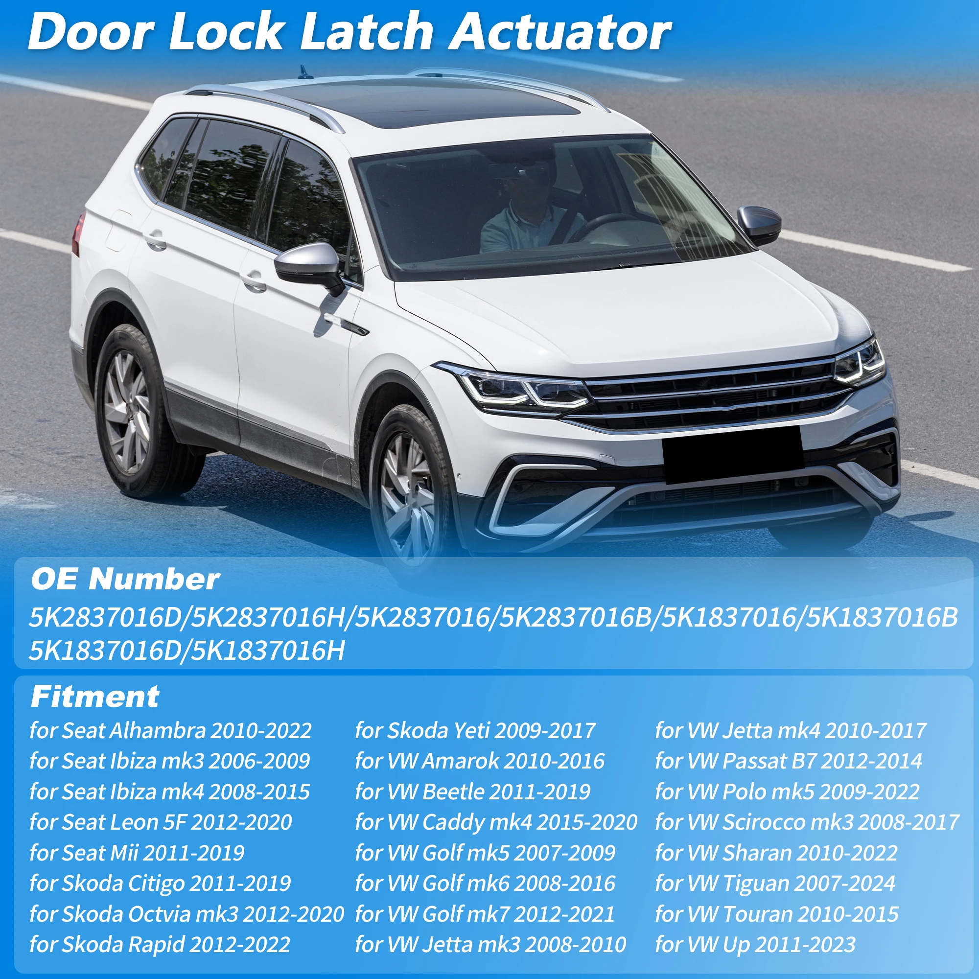 UXCELL Front Right Door Lock Actuator for VW Tiguan Golf for Skoda Octavia 5K2837016D
UXCELL Front Right Door Lock Actuator for VW Tiguan Golf for Skoda Octavia 5K2837016D