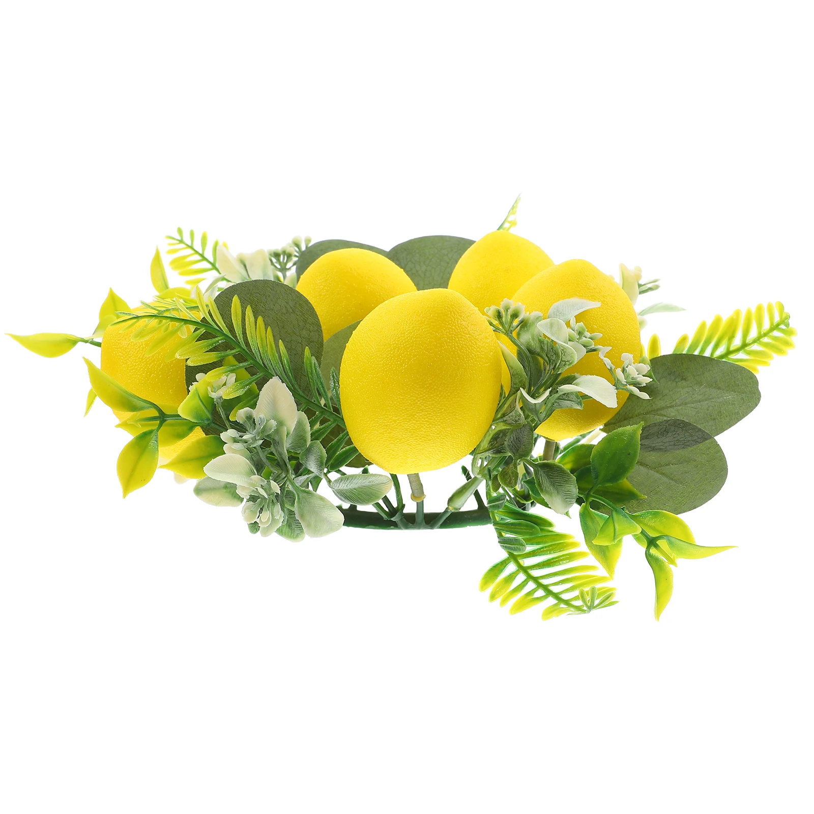 1pcs Artificial Lemon Floral Holder Candlestick Rings Wreath Spring Table Decor Floral CenterpieceFarmhouse Ring
1pcs Artificial Lemon Floral Holder Candlestick Rings Wreath Spring Table Decor Floral CenterpieceFarmhouse Ring