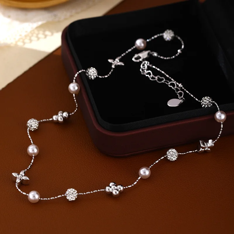 Светло-фиолетовое ожерелье с четырьмя лепестками клевера во французском стиле ретро, легкое роскошное многослойное ожерелье-аксессуар, высококачественная цепочка на ключицу
Светло-фиолетовое ожерелье с четырьмя лепестками клевера во французском стиле ретро, легкое роскошное многослойное ожерелье-аксессуар, высококачественная цепочка на ключицу