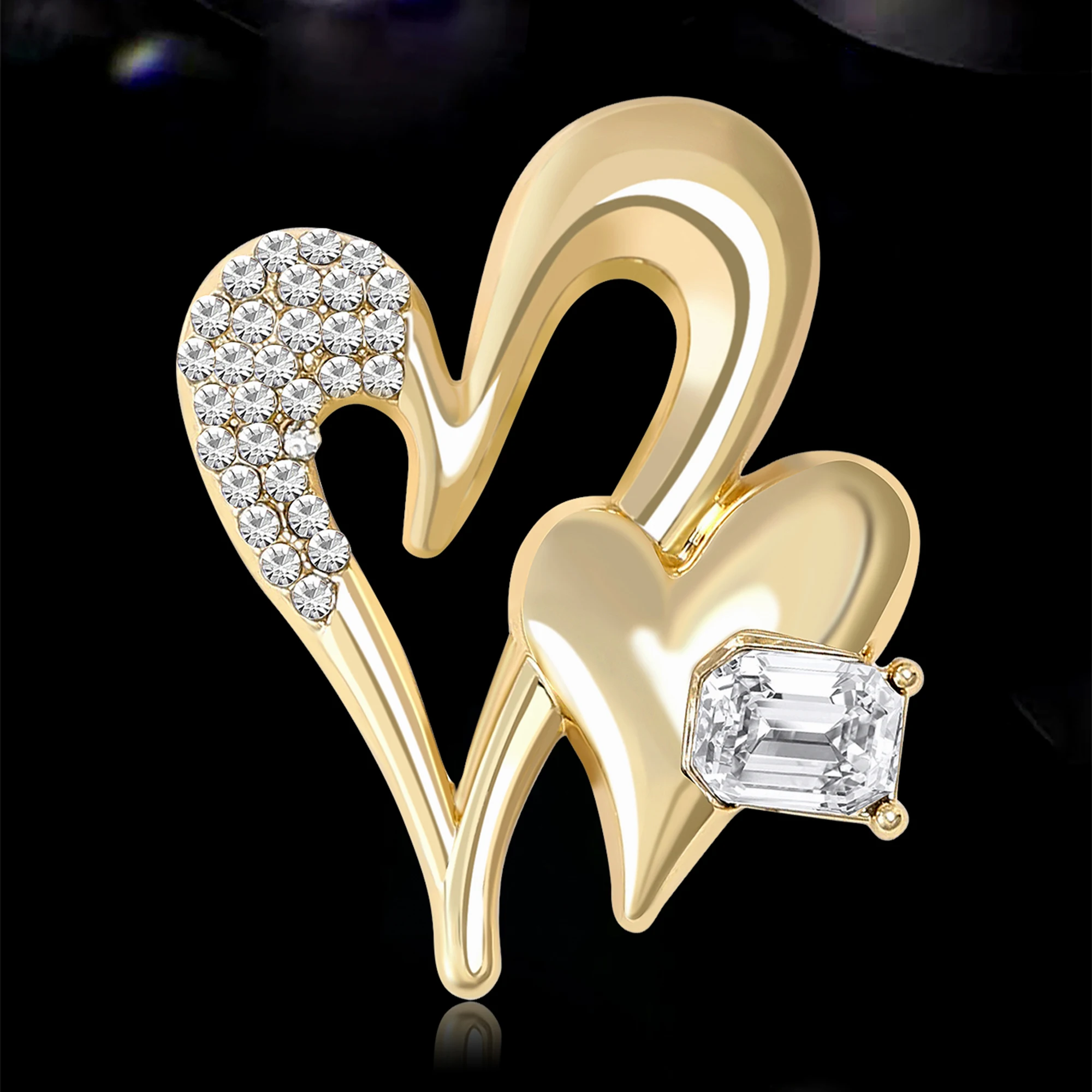 Valentine's Day Fashion Glossy Heart Brooches for Women Rhinestone Love Pins Keychain Event Party New Gifts Jewelry Accessories
Valentine's Day Fashion Glossy Heart Brooches for Women Rhinestone Love Pins Keychain Event Party New Gifts Jewelry Accessories
