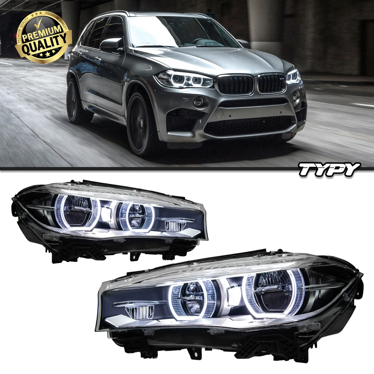 Автомобильная фара для BMW X5 X6 2014-2018 F15 F16 Обновление фар, модифицированная для динамического указателя поворота, автомобильная светодиодная фара в сборе
Автомобильная фара для BMW X5 X6 2014-2018 F15 F16 Обновление фар, модифицированная для динамического указателя поворота, автомобильная светодиодная фара в сборе