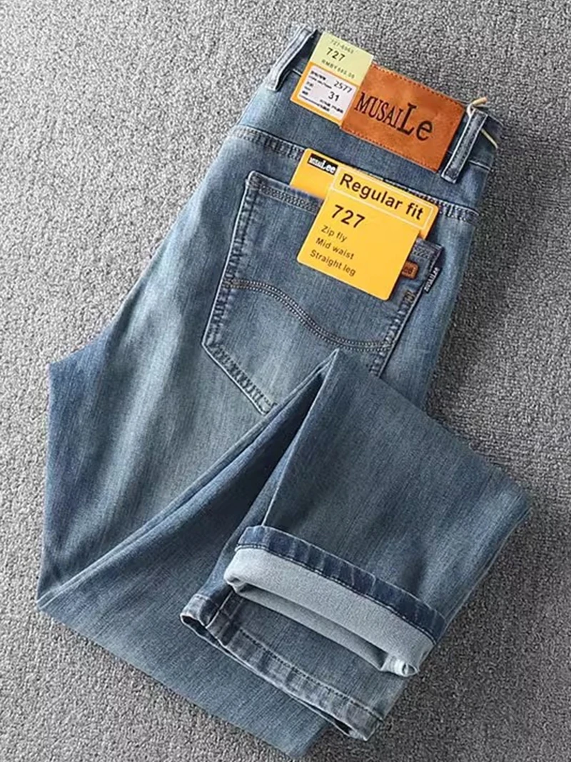 Faionable Casual Waed Straight Leg Jeans for Men Spring Autumn Season Elastic Loose Fit Long Pants Modern Sle Urban Fas...
Faionable Casual Waed Straight Leg Jeans for Men Spring Autumn Season Elastic Loose Fit Long Pants Modern Sle Urban Fas...