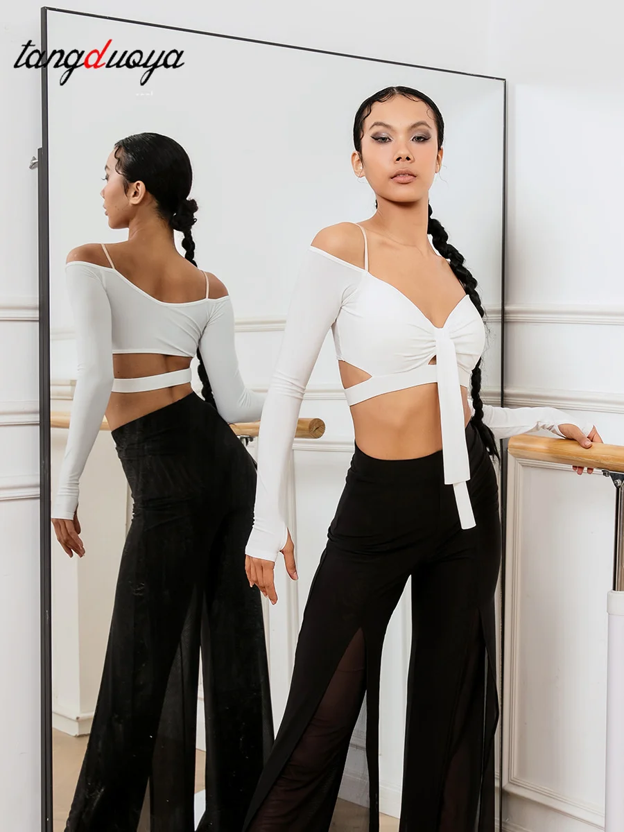 Latin Dance Tops Women Long Sleeves Tops High-end practice suit Rumba Samba Tango Dance Performance Wear Practice Dresses
Latin Dance Tops Women Long Sleeves Tops High-end practice suit Rumba Samba Tango Dance Performance Wear Practice Dresses