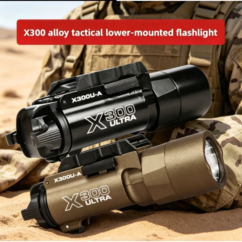 High Brightness 500LM Alloy Flashlight X300U-A X300 Ultra X300U Outdoor Portable Strobe Torch Light Model Daily Use Accessories
High Brightness 500LM Alloy Flashlight X300U-A X300 Ultra X300U Outdoor Portable Strobe Torch Light Model Daily Use Accessories