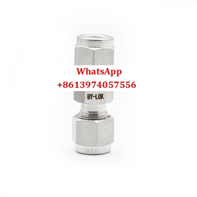 316L stainless steel card sleeve straight connector card sleeve two-way direct gas pipe metric system instead of Swagelok
316L stainless steel card sleeve straight connector card sleeve two-way direct gas pipe metric system instead of Swagelok