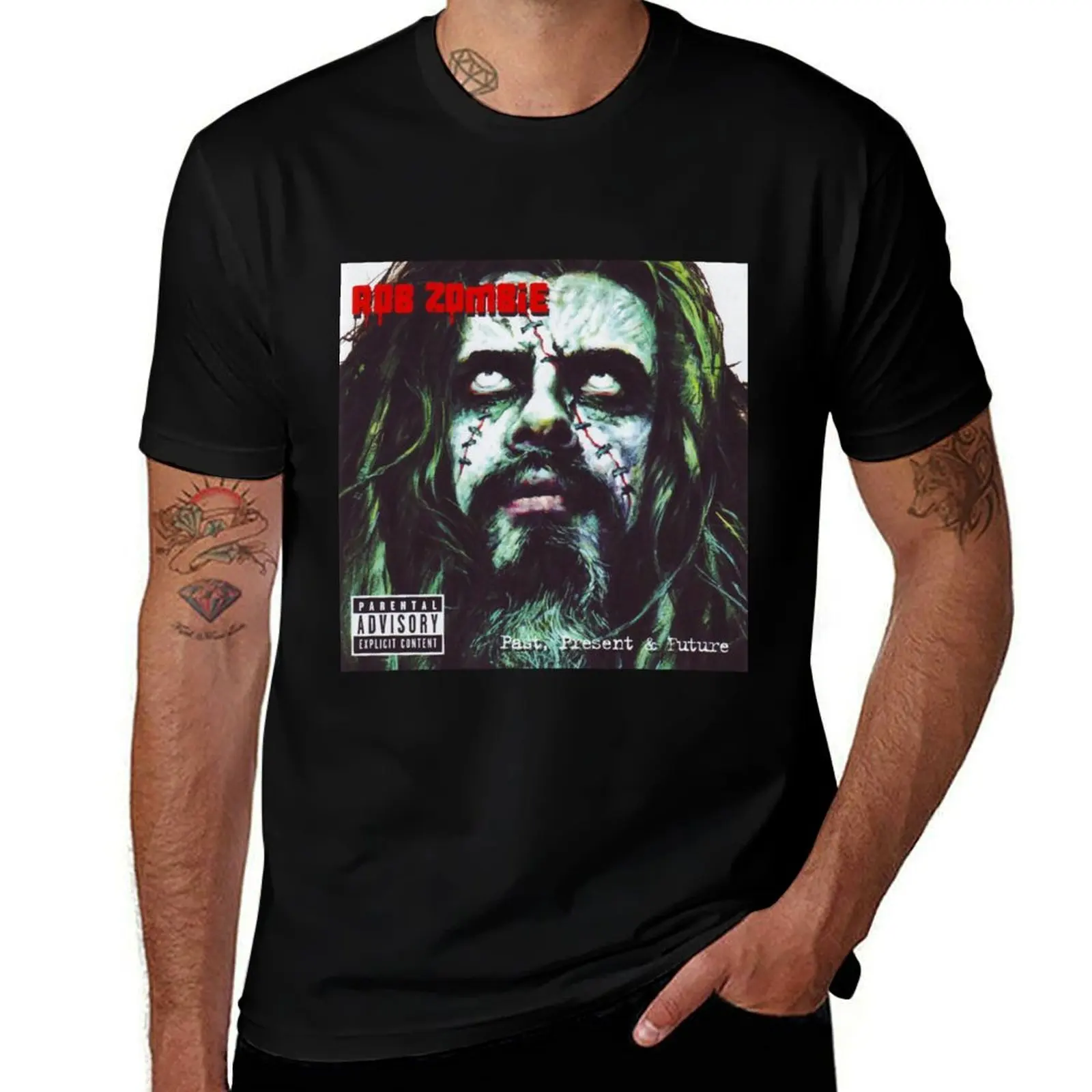 Rob Zombie past present future T-Shirt t shirts with prints man tshirt t shirts for man cotton funny T-Shirt
Rob Zombie past present future T-Shirt t shirts with prints man tshirt t shirts for man cotton funny T-Shirt