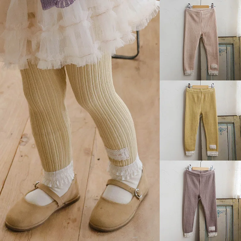 Kids Girls Leggings 2025 Autumn New Korean Children and Girls Lace Pit Strips Cotton Elastic Leggings
Kids Girls Leggings 2025 Autumn New Korean Children and Girls Lace Pit Strips Cotton Elastic Leggings