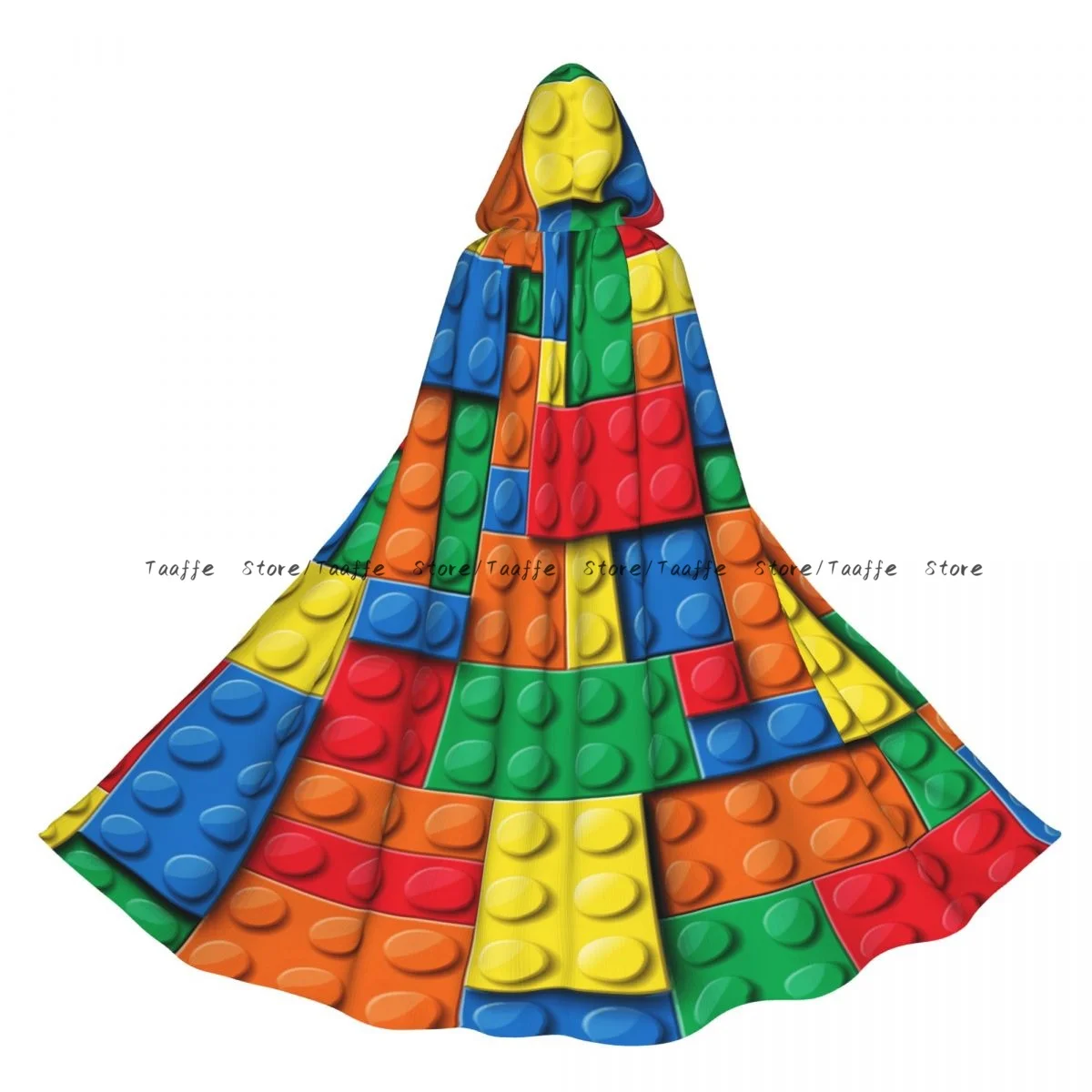 Adult Colorful Building Blocks Bricks Cloak Cape Hooded Medieval Costume Witch Wicca Vampire Halloween Costume Dress Coat
Adult Colorful Building Blocks Bricks Cloak Cape Hooded Medieval Costume Witch Wicca Vampire Halloween Costume Dress Coat