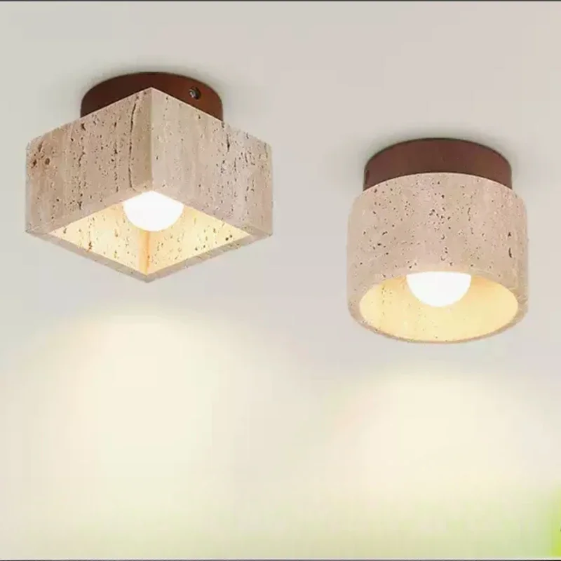 Yellow Travertine Ceiling Light Japanese Wooden Wabi-sabi Style Retro Medieval Cream Foyer Balcony Corridor Elegant Decoration
Yellow Travertine Ceiling Light Japanese Wooden Wabi-sabi Style Retro Medieval Cream Foyer Balcony Corridor Elegant Decoration