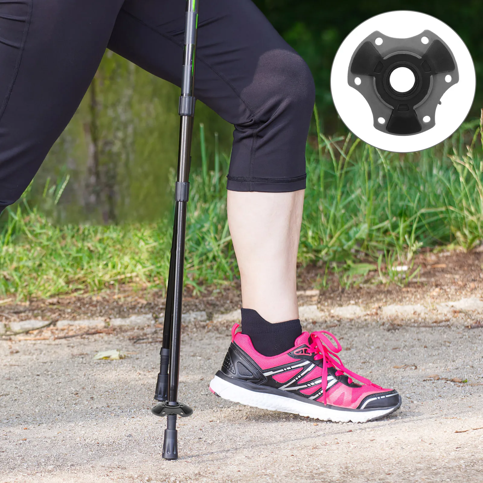 1pc Grey Trekking Pole Baskets Ski Pole Tips Replacement Hiking Accessories Mud Snow Protectors Walking Sticks Foot Covers
1pc Grey Trekking Pole Baskets Ski Pole Tips Replacement Hiking Accessories Mud Snow Protectors Walking Sticks Foot Covers