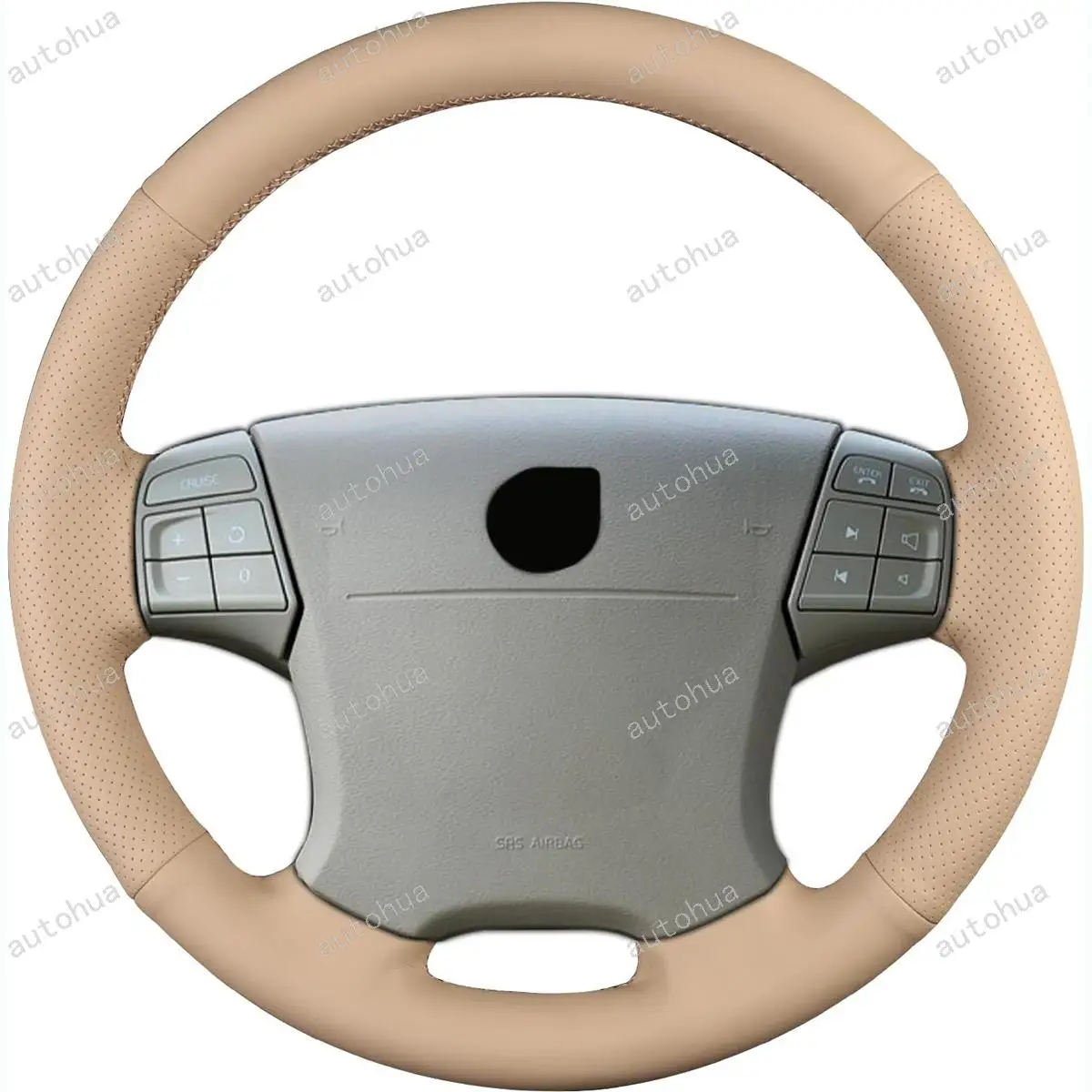 Hand-Stitched Steering Wheel Cover for Volvo 2008 V70/2006 S80/2007 XC70 Surf Rescue Concept Non-Slip Breathable Leather
Hand-Stitched Steering Wheel Cover for Volvo 2008 V70/2006 S80/2007 XC70 Surf Rescue Concept Non-Slip Breathable Leather