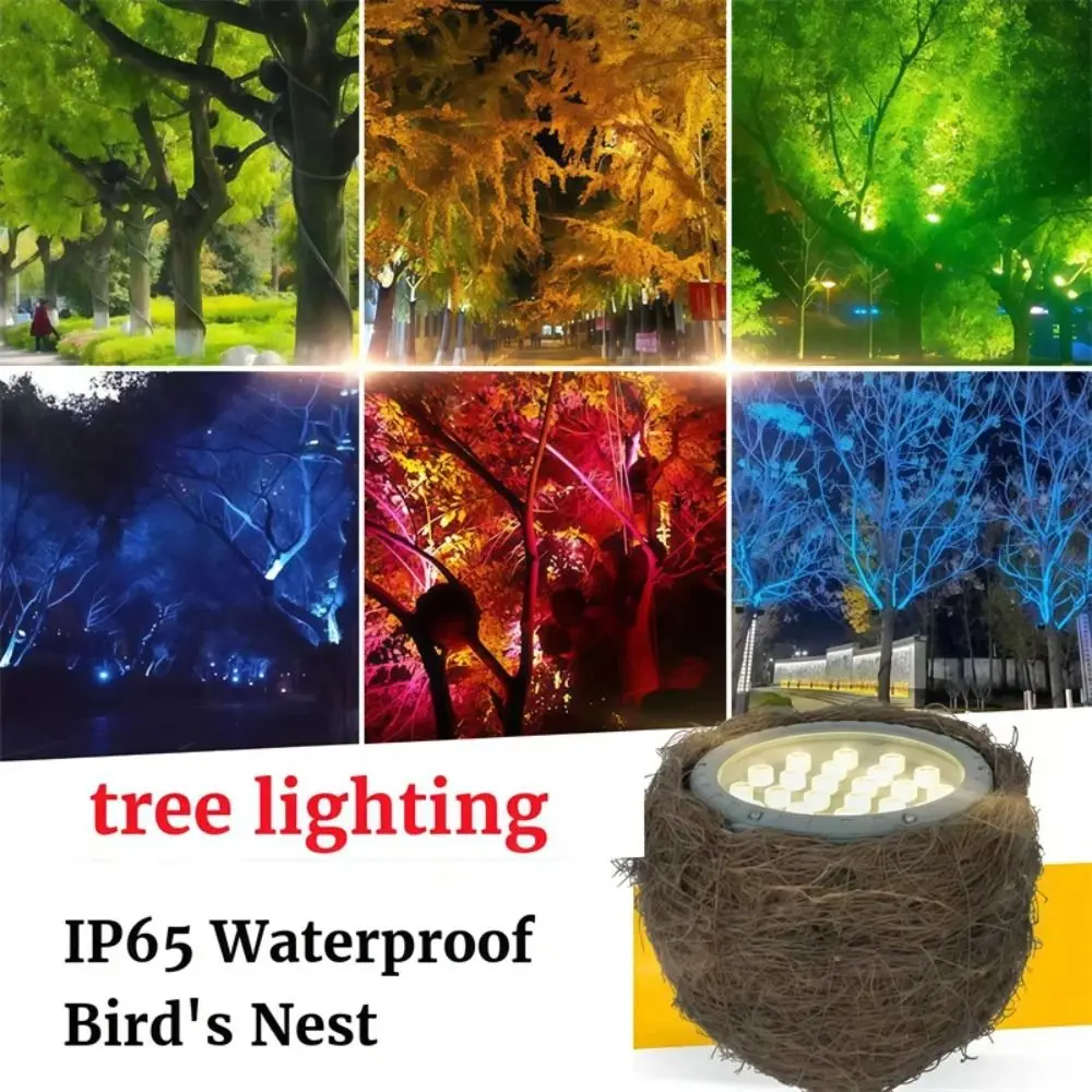 Colorful LED Bird's Nest Lamp Emitting Diode 110W 220V Landscape Tree Lamp Waterproof Floodlight Artificial Bird Light Parks
Colorful LED Bird's Nest Lamp Emitting Diode 110W 220V Landscape Tree Lamp Waterproof Floodlight Artificial Bird Light Parks