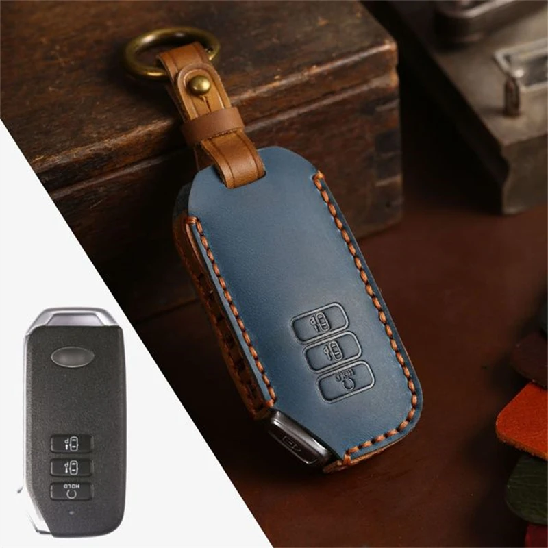 Leather 3 Buttons Car Key Fob Case Full Cover with Keychain Fit for Kia Ev6 Seltos K5 Sorento Mq4 Car Key Fob Shell Accessories
Leather 3 Buttons Car Key Fob Case Full Cover with Keychain Fit for Kia Ev6 Seltos K5 Sorento Mq4 Car Key Fob Shell Accessories