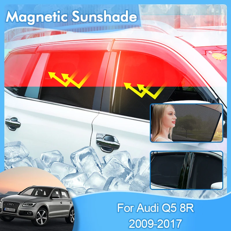 Магнитный солнцезащитный козырек для Audi Q5 8R 2009 2010 2011 2012 2013 2014 2016 2017, защита от УФ-лучей, солнцезащитный козырек, автозапчасти
Магнитный солнцезащитный козырек для Audi Q5 8R 2009 2010 2011 2012 2013 2014 2016 2017, защита от УФ-лучей, солнцезащитный козырек, автозапчасти