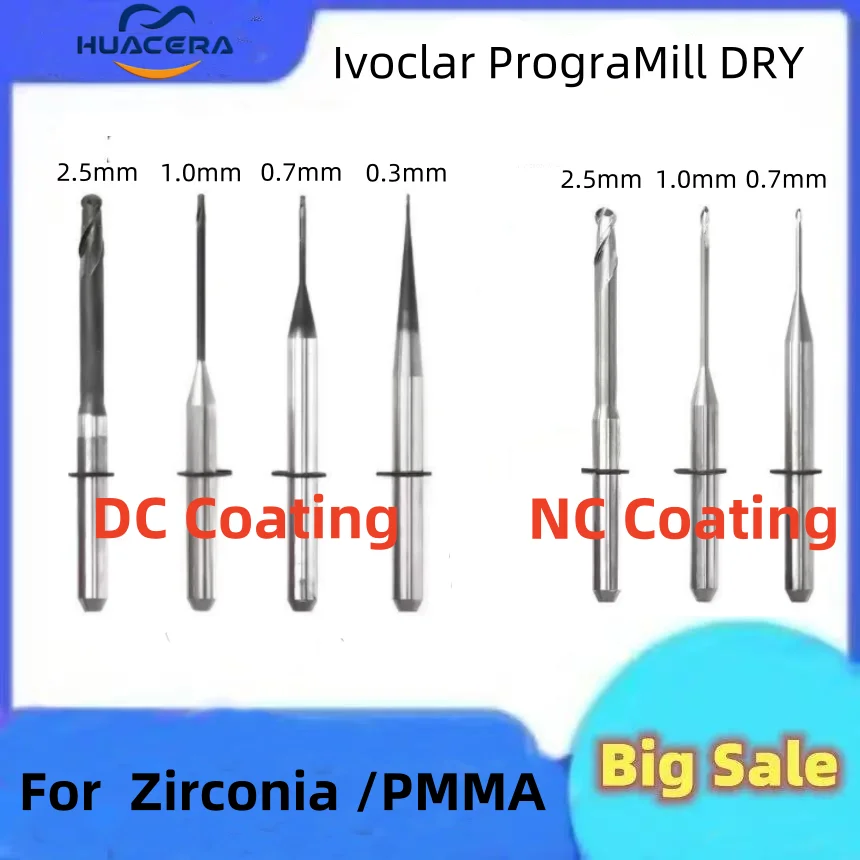 Ivoclar PrograMill DRY Zirconia PMMA Milling Burs Dental Material D3 Grinding Drills Milling Machine Tools Dental Lab.
Ivoclar PrograMill DRY Zirconia PMMA Milling Burs Dental Material D3 Grinding Drills Milling Machine Tools Dental Lab.