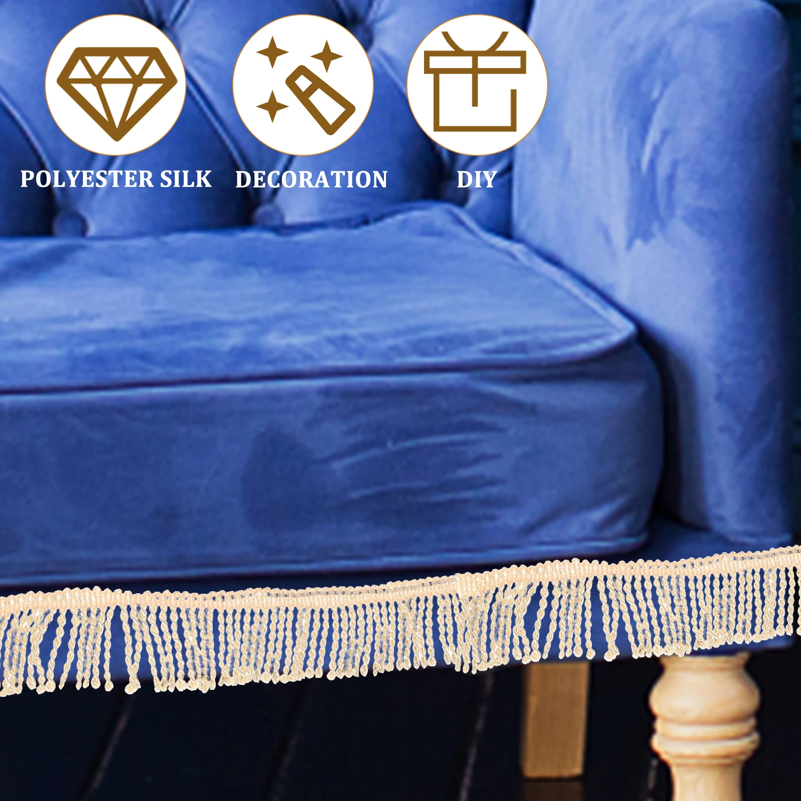 Pillow Tassel Decorative Accessories Curtains Sewing Polyester Yarn Fringed Trim
Pillow Tassel Decorative Accessories Curtains Sewing Polyester Yarn Fringed Trim