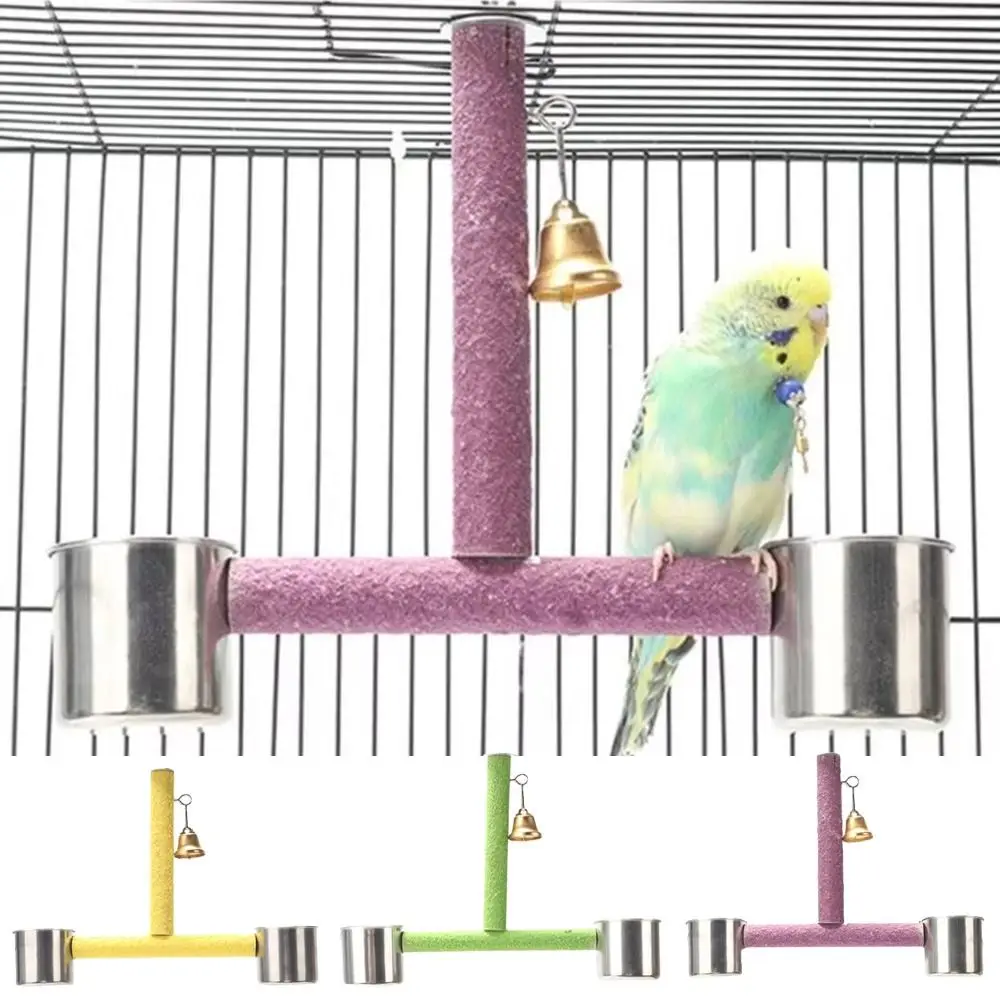 with Feeding Cups Bird Training Stand Easy To Install with Bell Wooden Beak Grinding Stick Non-slip Teeth Care
with Feeding Cups Bird Training Stand Easy To Install with Bell Wooden Beak Grinding Stick Non-slip Teeth Care