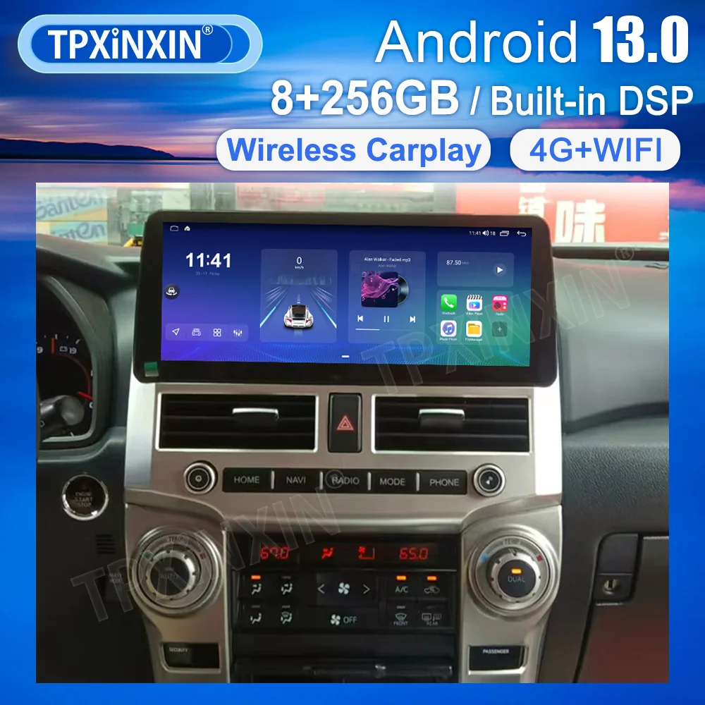 Новинка 12,3 "для Toyota 4runner 2007-2023 GPS автомобильное умное мультимедийное радио GPS-навигация с Android Авто Carplay DSP 4G
Новинка 12,3 "для Toyota 4runner 2007-2023 GPS автомобильное умное мультимедийное радио GPS-навигация с Android Авто Carplay DSP 4G