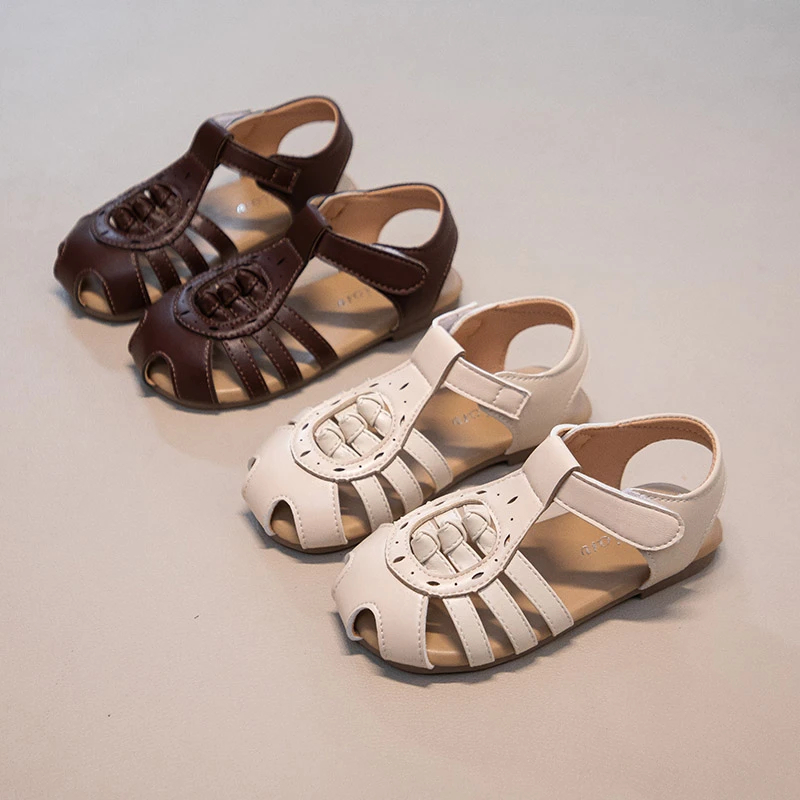 YUYIN Toddler Girls' Leather Sandals New Summer Children's Beach Shoes Non-Slip Comfortable Classic Simple Retro Style Sandals
YUYIN Toddler Girls' Leather Sandals New Summer Children's Beach Shoes Non-Slip Comfortable Classic Simple Retro Style Sandals
