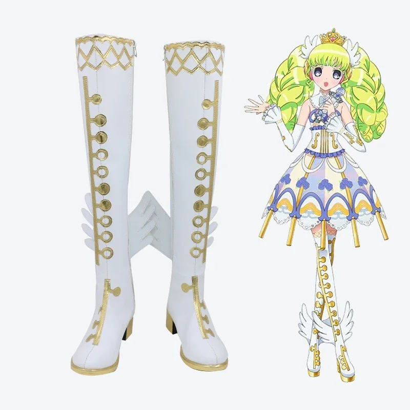 Pripara Falulu, белые туфли на высоком каблуке для косплея, ботинки, аксессуары для вечеринки в честь Хэллоуина на заказ
Pripara Falulu, белые туфли на высоком каблуке для косплея, ботинки, аксессуары для вечеринки в честь Хэллоуина на заказ